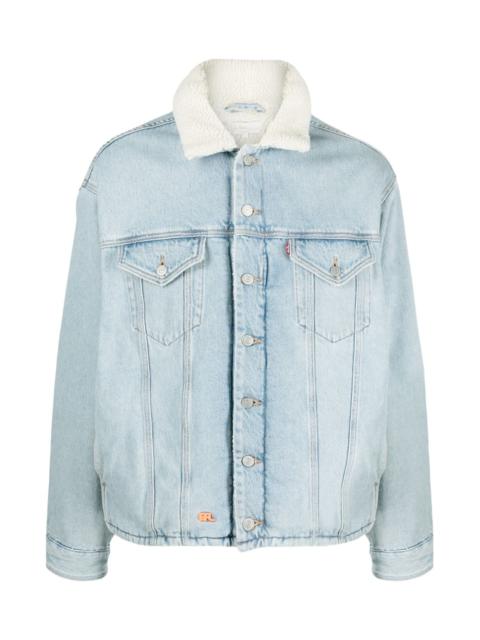 ERL X LEVI'S SHERPA TRUCKER DENIM JACKET