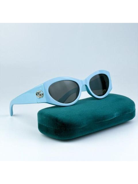GUCCI NEW Gucci GG1401S 004 Light Blue Grey Women Cat Eye Sunglasses GG 1401S