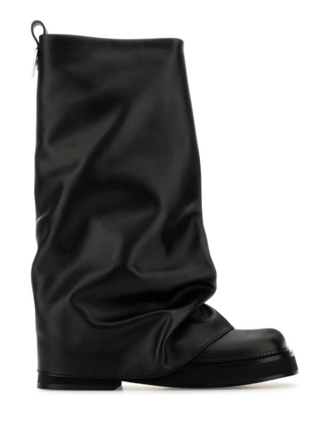 THE ATTICO The Attico Women Black Leather Robin Boots