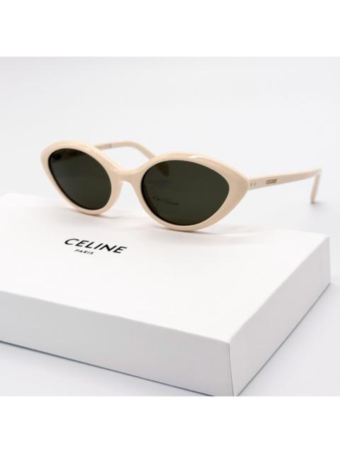 CELINE NEW CELINE CL40264U 25N WOMEN IVORY KHAKI SUNGLASSES