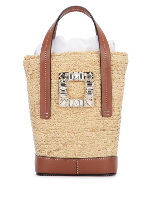 Roger Vivier Roger Vivier Women Rv Skate Straw Flowers Basket