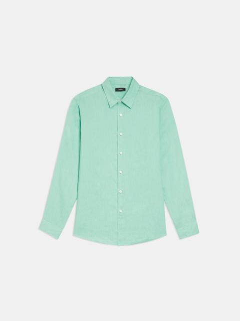 Theory Standard-Fit Shirt in Relaxed Linen