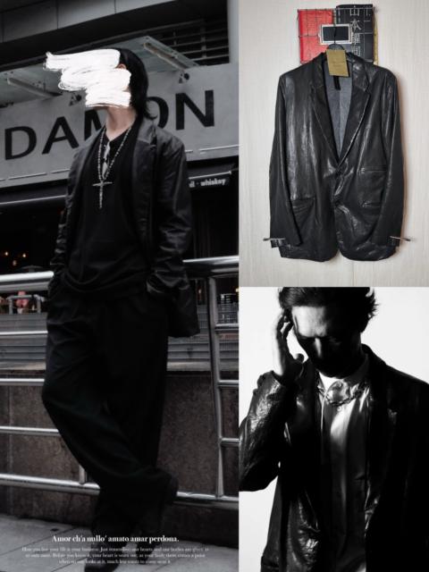 Yohji Yamamoto Yohji Yamamoto x Yu Katayama 24SS Limited Edition Leather Jacket