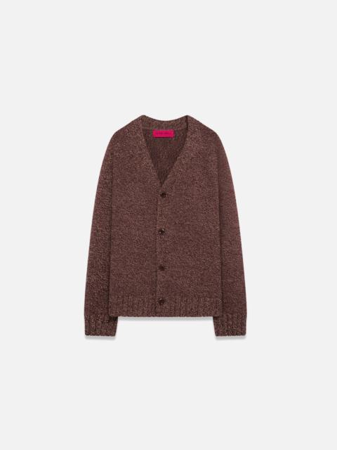 The Elder Statesman OAK MARL CARDIGAN