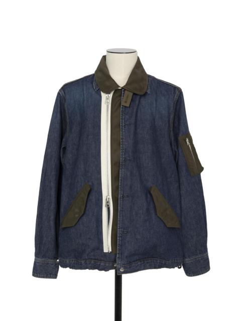 sacai Denim x Nylon Twill Blouson