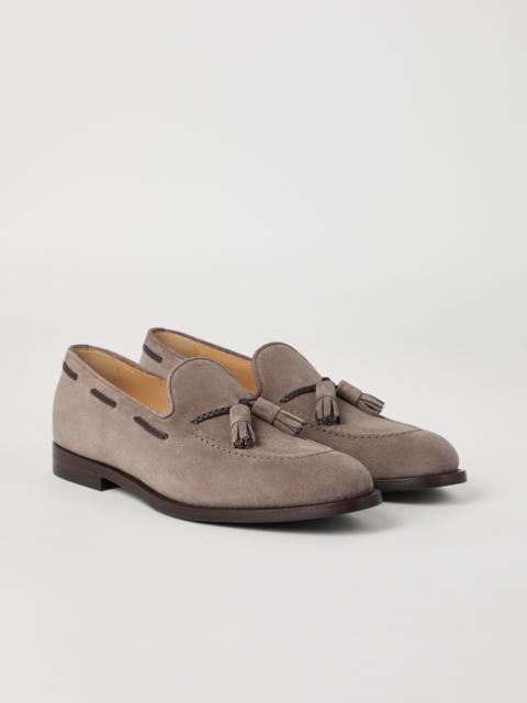 Brunello Cucinelli Suede loafers with tassels