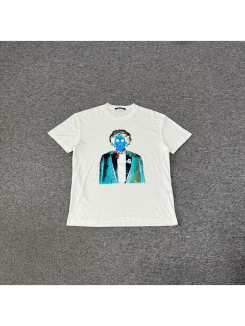 Louis Vuitton Louis Vuitton White Neon Working Man Print T-Shirt