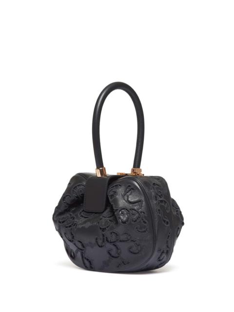 GABRIELA HEARST Nina Lace Bag in Black Nappa Leather