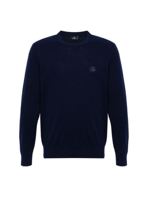 Pegaso-motif sweater