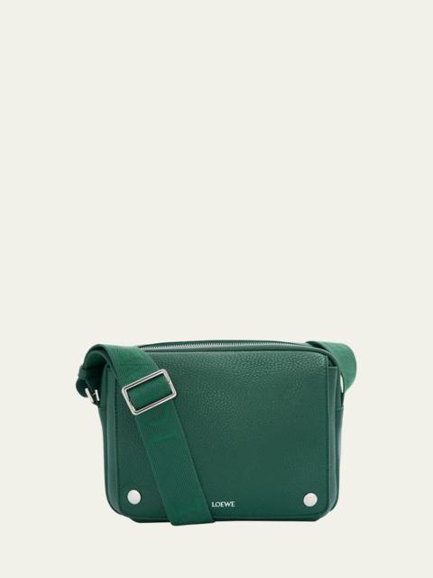 Loewe Men's XS Pebble Leather Messenger Bag