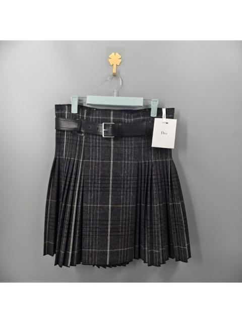 Dior Dior wool plaid skirt