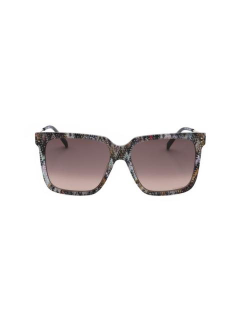 Missoni Missoni Ladies Multi-Color Square Sunglasses MIS-0107/S
