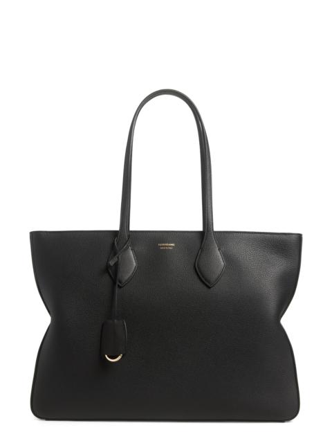 FERRAGAMO FERRAGAMO Medium Star Leather Tote in Nero at Nordstrom