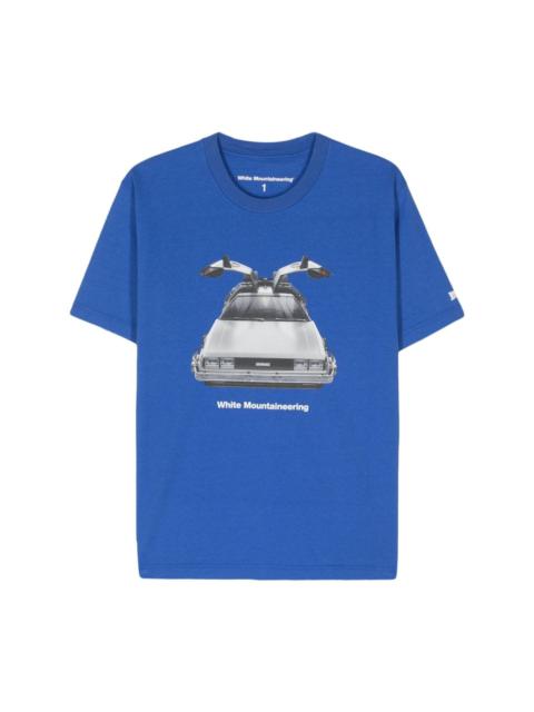 White Mountaineering Delorean cotton T-shirt