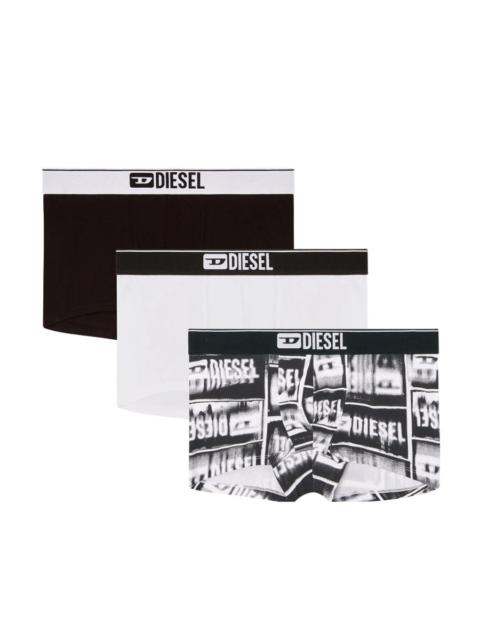 Diesel 3-PACK OF COTTON DAMIEN-D-BOX BOXERS