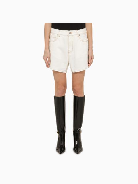 Off White™ Vintage White Denim Shorts