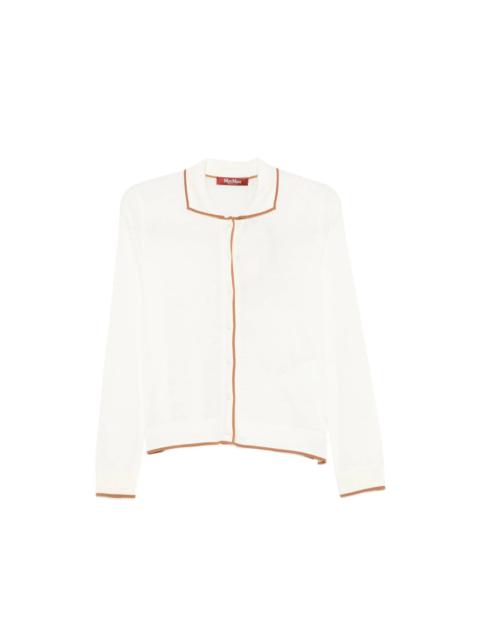 Max Mara Studio Max Mara Studio White Knitwear - Cardigans Women