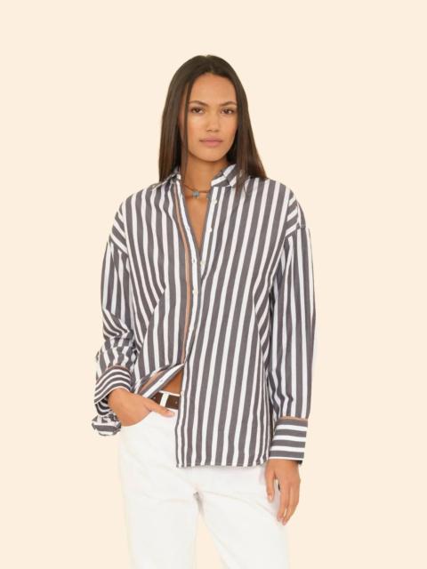 XÍRENA Gillian Shirt Ink Stripe