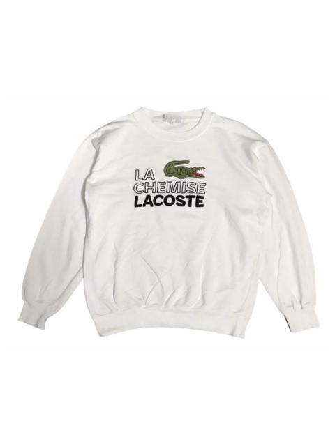LACOSTE Steals‼️Vintage Lacoste Big Logo Sweatshirt