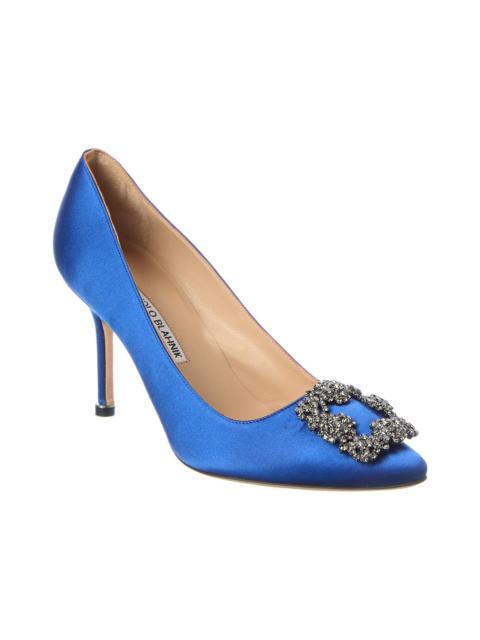 Manolo Blahnik Manolo Blahnik Hangisi 90 Satin Pump