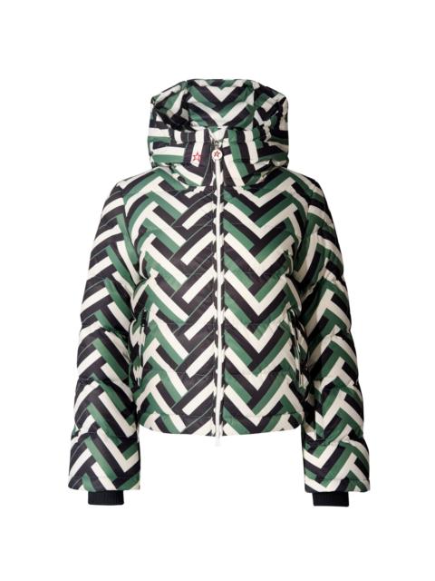 PERFECT MOMENT Polar Flare III Printed Down Ski Jacket print