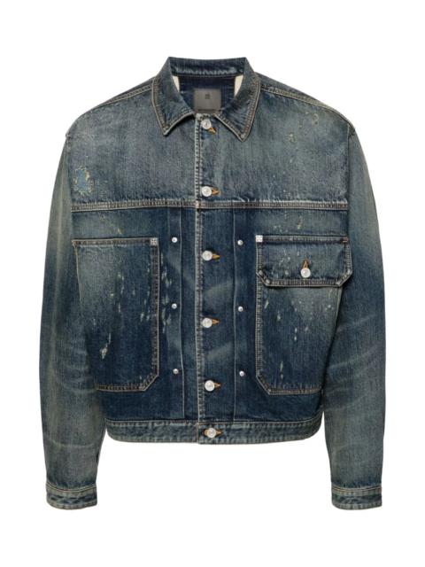 Givenchy DISTRESSED DENIM JACKET