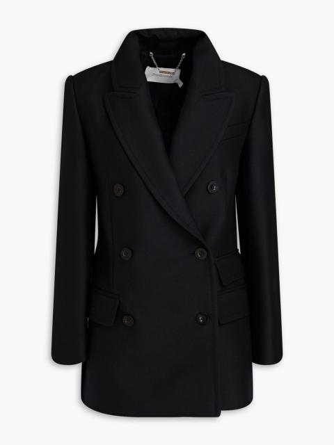 Zimmermann Double-breasted wool-blend blazer
