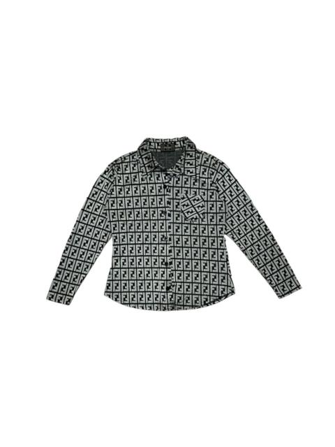 FENDI Fendi Zucca Monogram silk shirt