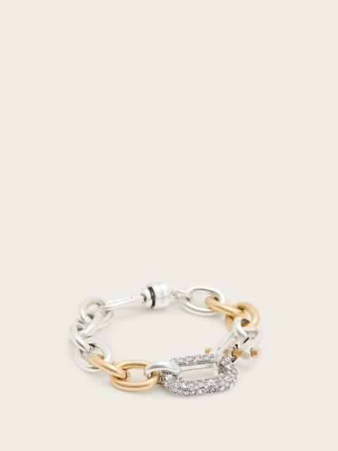 ALLSAINTS CADENCE TWO TONE CHAIN BRACELET