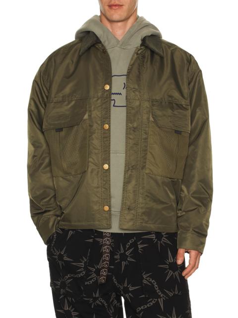 BRAIN DEAD Cropped Chore Jacket