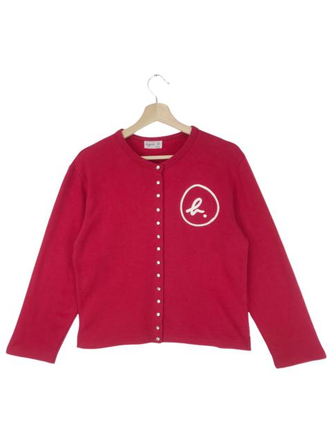 Other Designers Agnes B. - Agnes B Paris Pearls Snap Button Cardigan