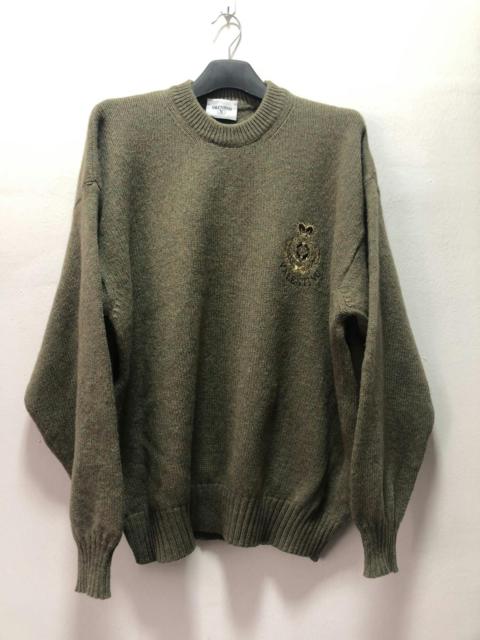 Valentino VALENTINO Sweater Pure Wool Knitwear Italy Made Spellout