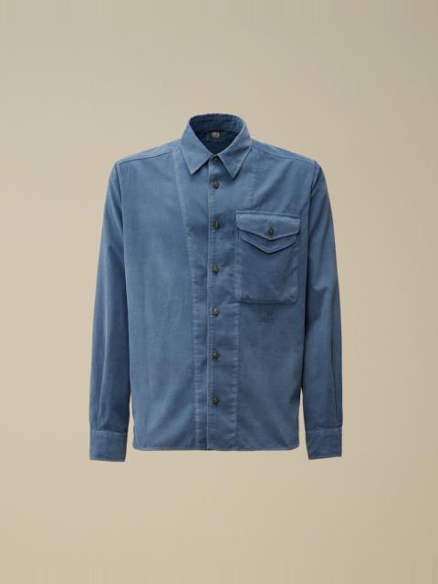 Corduroy Single Pocket Shirt