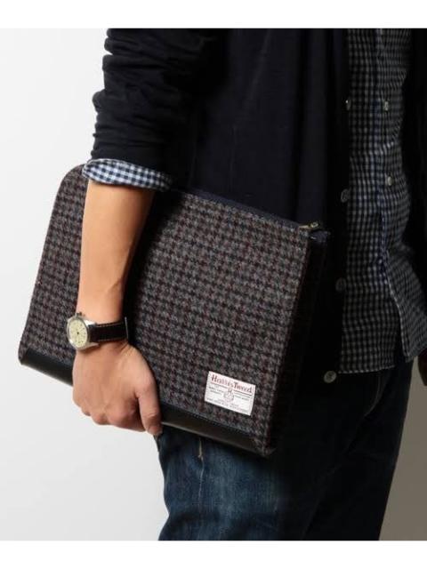 Other Designers harris tweed x beauty & youth united arrows clucth bag