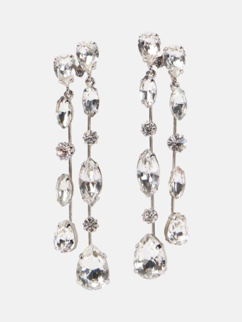 Jennifer Behr Nessa crystal-embellished drop earrings