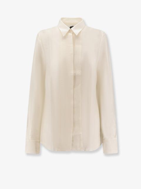 BOSS Boss Women Bisina Wednesday Lyocell, Silk And Wool Shirt