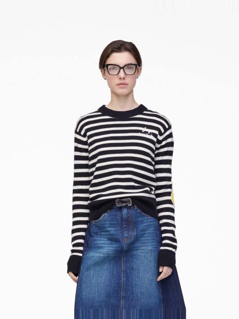 Marc Jacobs JOY STRIPED CREWNECK