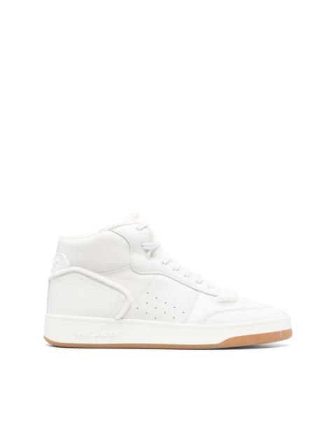 SAINT LAURENT high-top leather sneakers