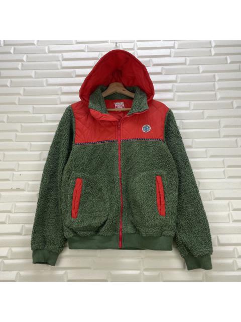 Other Designers Vintage - Nice Design Very Awesome Titicaca Deep Pile Hooded Two tone