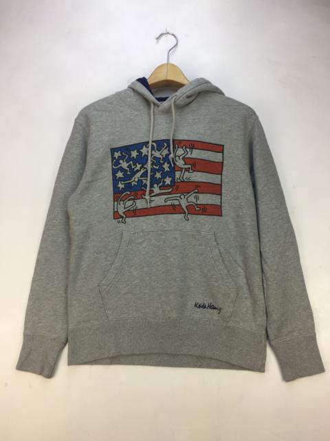 Other Designers KEITH HARING X UNIQLO AMERICAN FLAG POP ART HOODIE