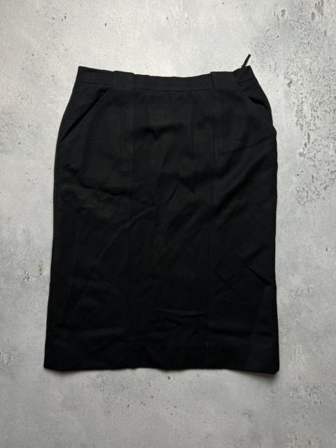 CELINE Vintage Celine Paris Women's Midi Skirt Made in France 90s