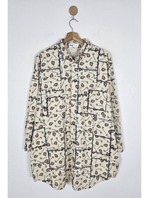 Other Designers Ne-Net button down monkey shirt