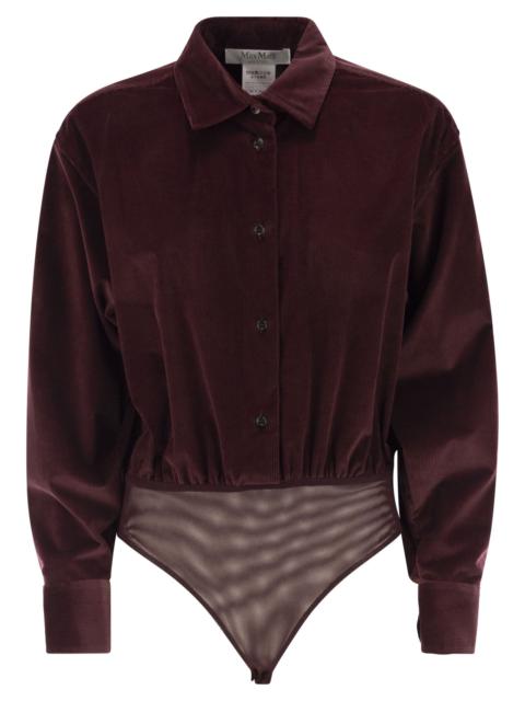Max Mara Maxmara Women Fertile - Velvet Shirt Bodysuit