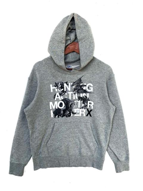 Other Designers Japanese Brand - Uniqlo x Monster Hunter X Hoodie/Size M/Grey Colour