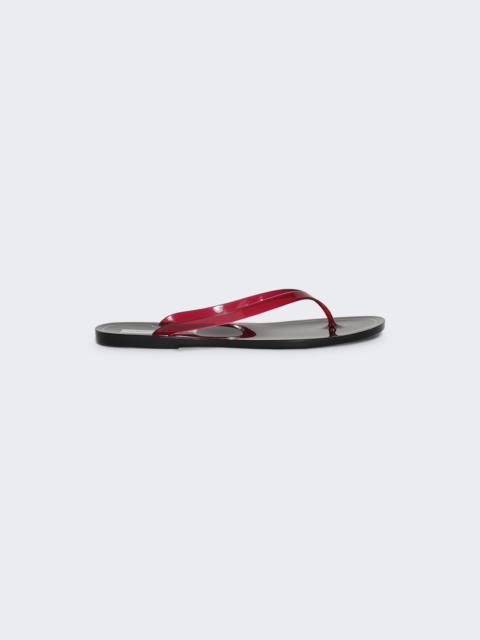 CHRISTOPHER ESBER Jo Flip Flop Black And Cranberry