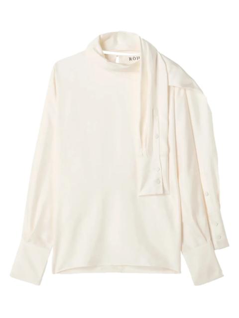 RÓHE FOULARD SILK TOP