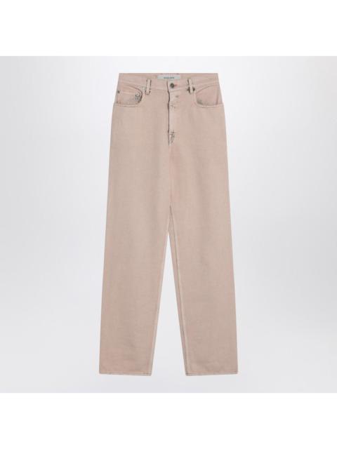 Golden Goose Dyed-effect pink denim jeans