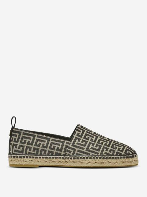 Balmain MONOGRAM JACQUARD ESPADRILLES