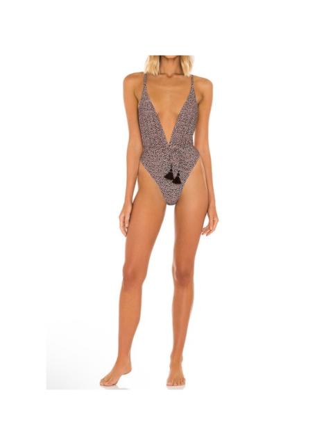Other Designers NWT MAAJI X Anthropologie CHEETAH SAFARI WRAP One Piece Swimsuit Sz Medium $154‎