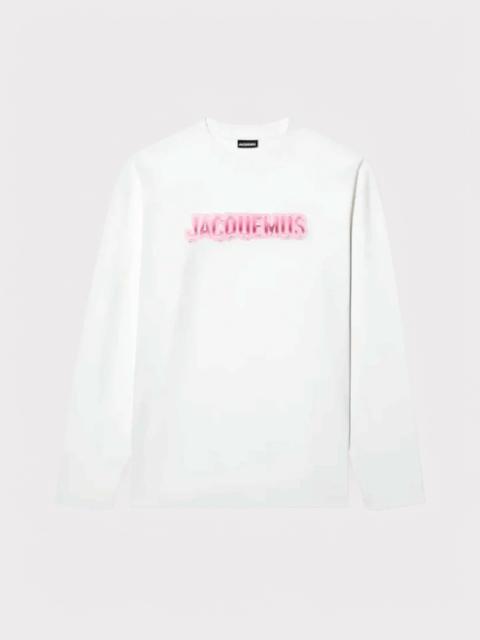 JACQUEMUS Jacquemus Long Sleeve Logo Shirt White